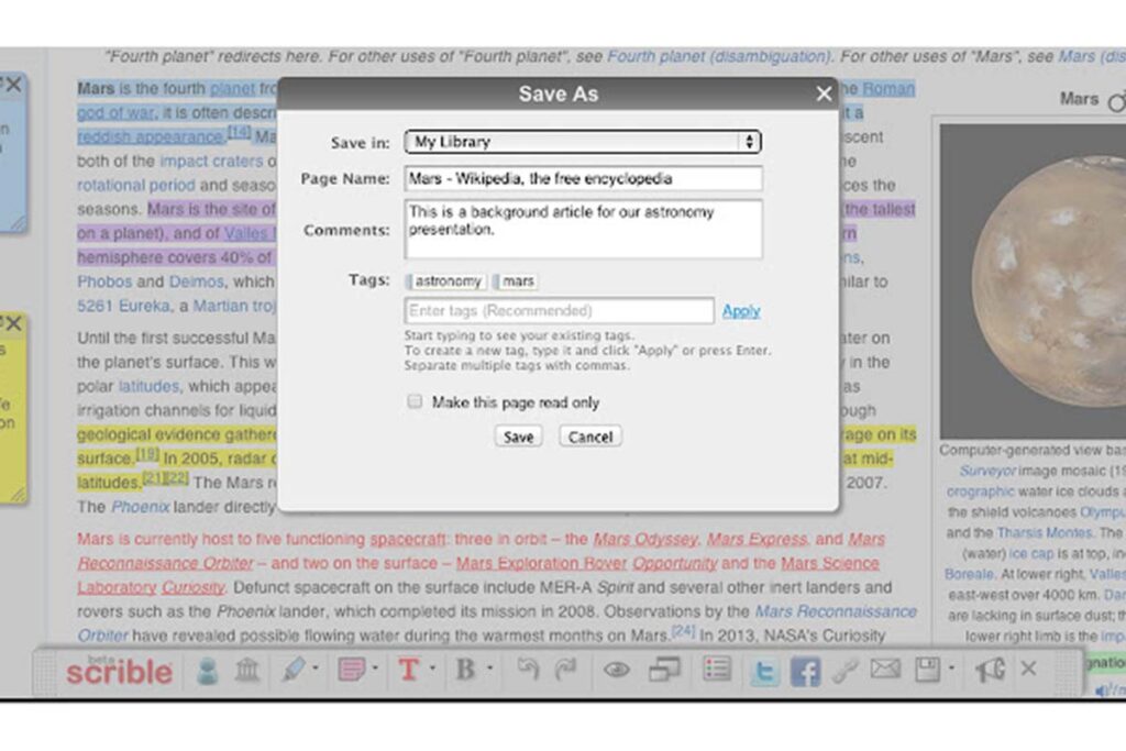 Scrible learning strategy