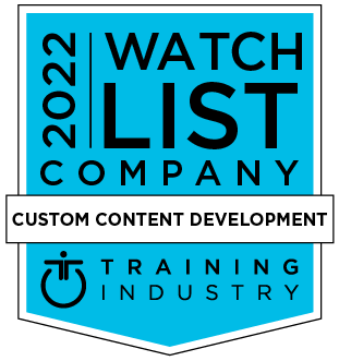 Training Industry 2022 Watchlist - Custom Content Development